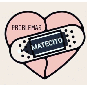 Sticker PROBLEMAS, MATECITO 5x5