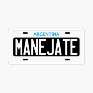 Sticker MANEJATE AR 5x5