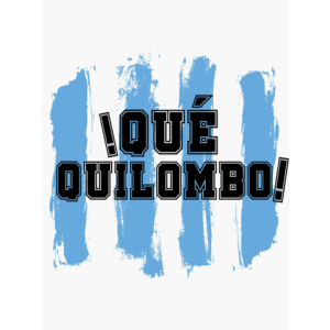 Sticker QUE QUILOMBO 5x5