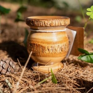 Polished Wooden Mate Cup