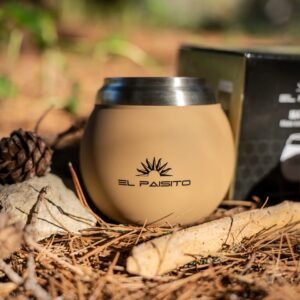 Mate Cup BOLA, Stainless Steel and Rubber, KHAKI