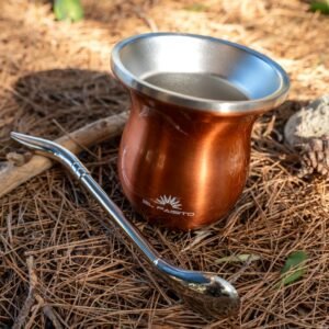 Porongo Mate Set – Stainless Steel - Bronze