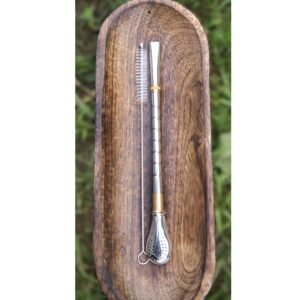 Stainless Steel Screwable Straw - 21 cm